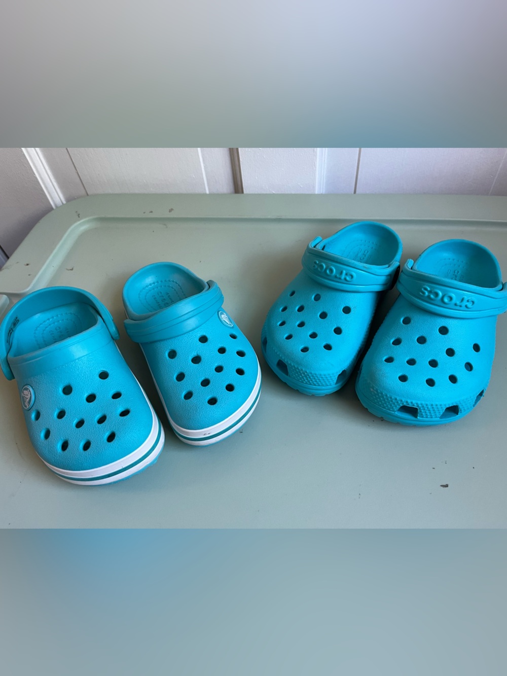 CROCS Kids Turquoise Classic Clog